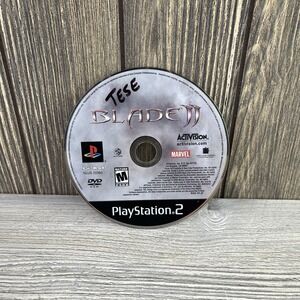 Blade II PS2 Disc Only (Sony PlayStation 2, 2002) Black Label, Tested